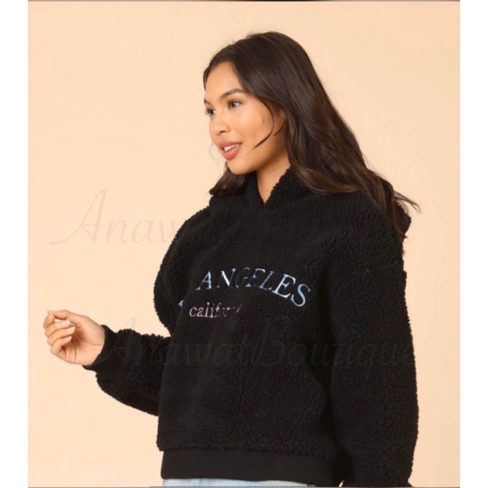 Gracie Sherpa Pullover Hoodie - Picture 6 of 8